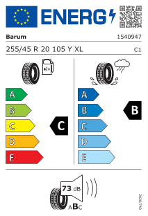 Barum BRAVURIS 5HM 255/45 R20 105Y – Image 2
