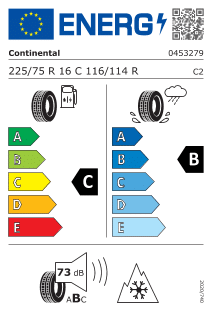 Continental VANCONTACT WINT 225/75 R16 116R – Image 2