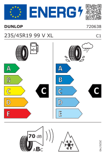 Dunlop WINTER 235/45 R19 99V – Image 2