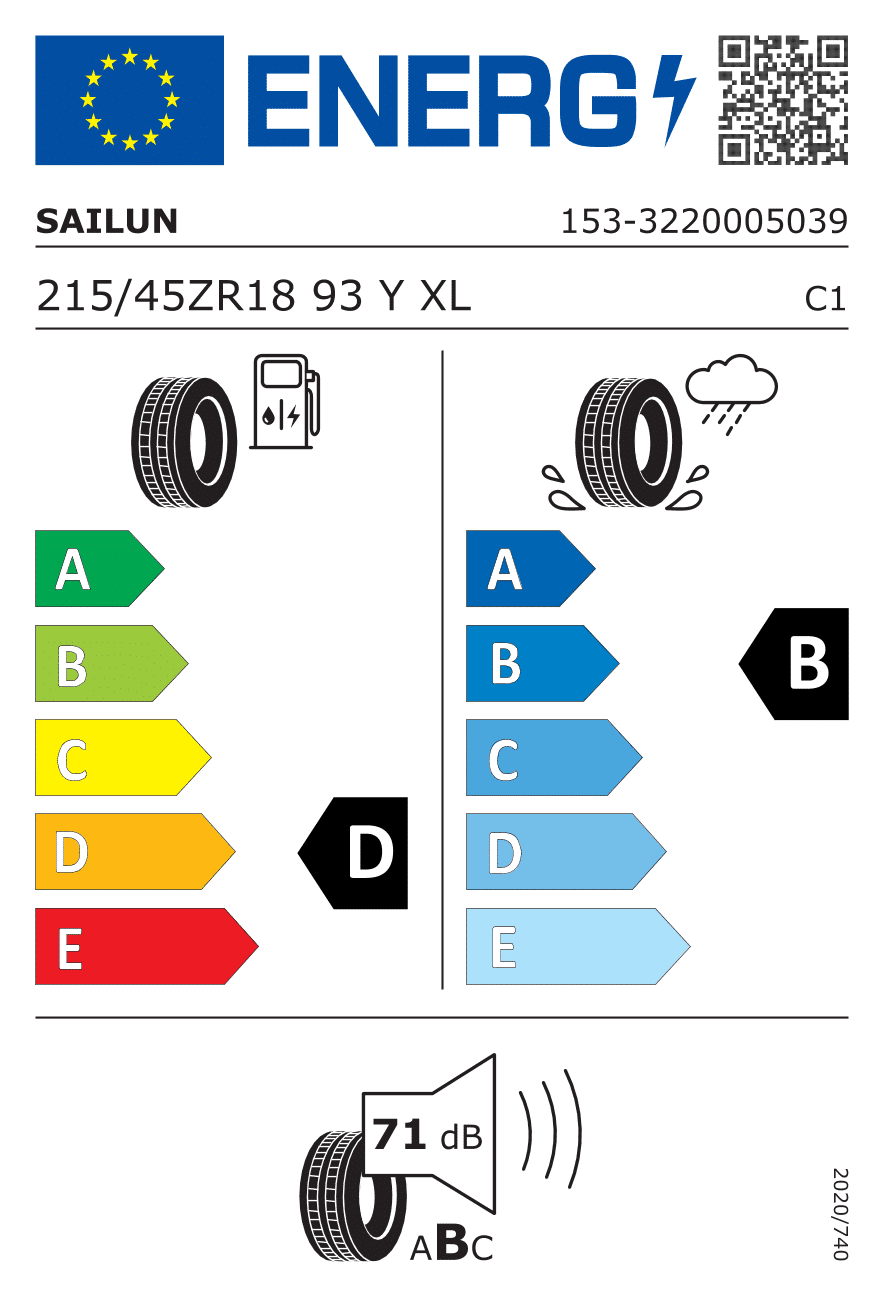 Sailun ATREZZO ZSR 215/45 R18 93Y – Image 2