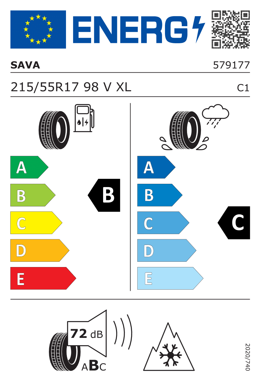 Sava ALL WEATHER 215/55 R17 98V – Image 2