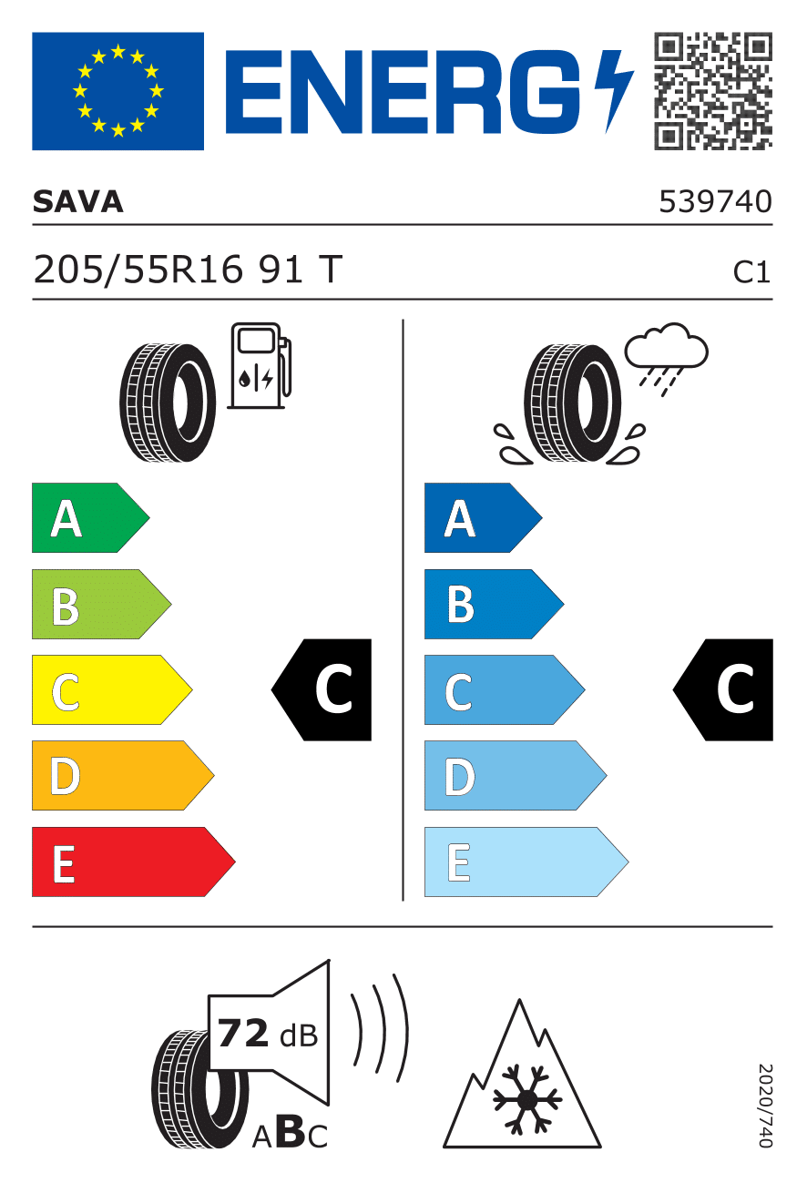 Sava ESKIMO S3+ 205/55 R16 91T – Image 2