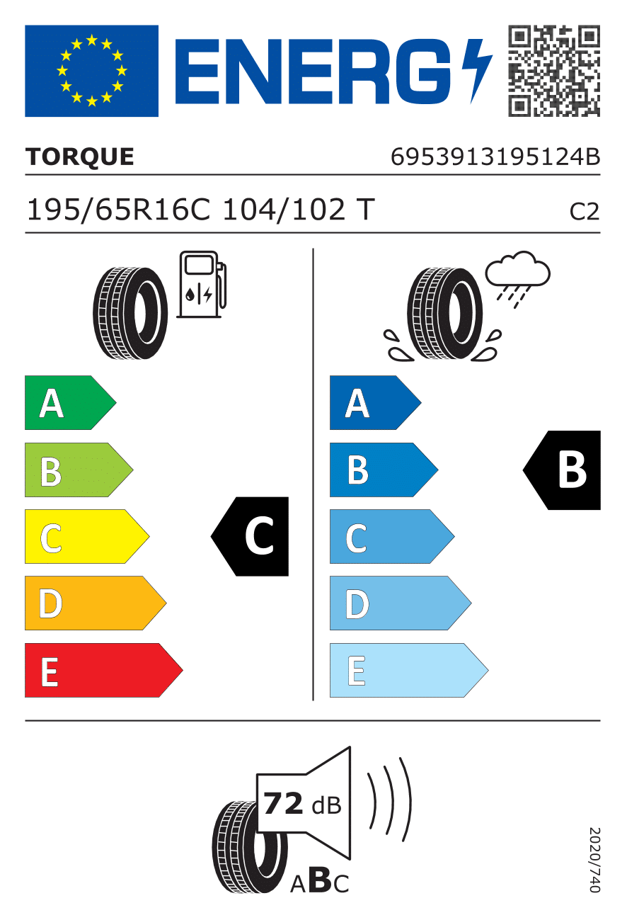 Torque TQ-05 195/65 R16 104T – Image 2