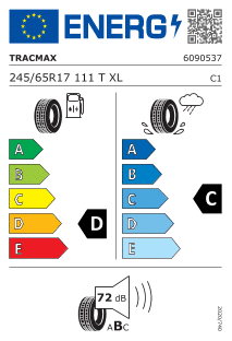 Tracmax X-PRIVILO AT08 245/65 R17 111T – Image 2