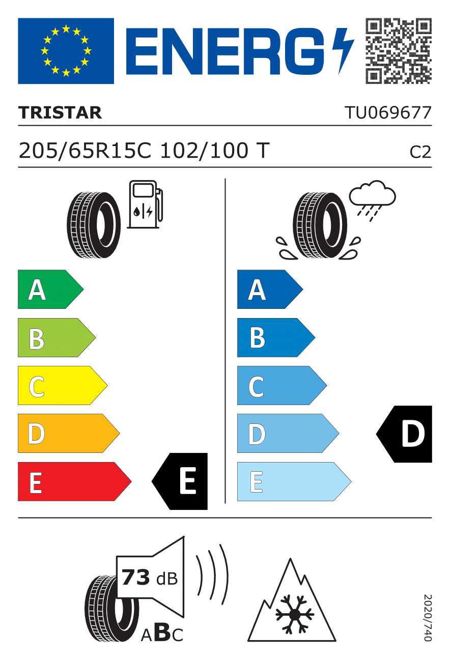 TRISTAR SNOWPOWER 205/65 R15 102T – Image 2