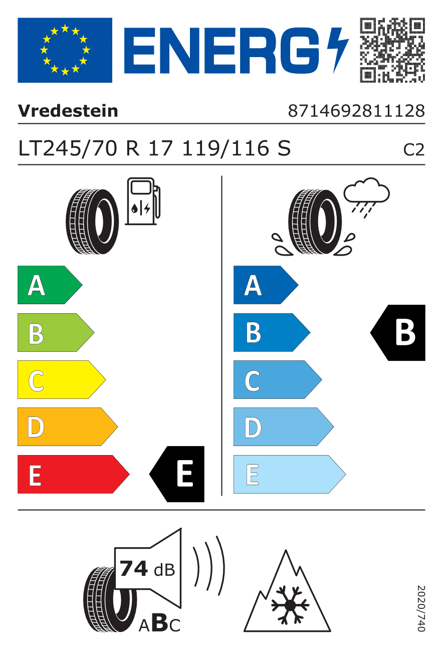 Vredestein PINZA AT 245/70 R17 119S – Image 2