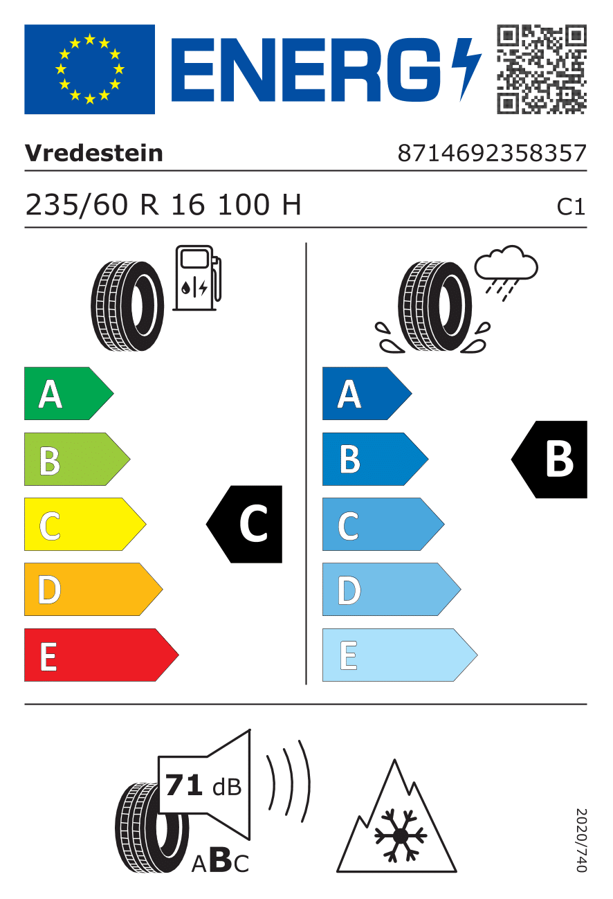 Vredestein QUATRAC 235/60 R16 100H – Image 2
