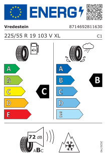 Vredestein WINTRAC PRO 225/55 R19 103V – Image 2