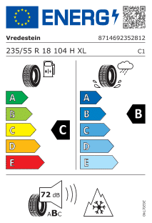 Vredestein WINTRAC PRO+ 235/55 R18 104H – Image 2