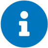 Symbol info bleu